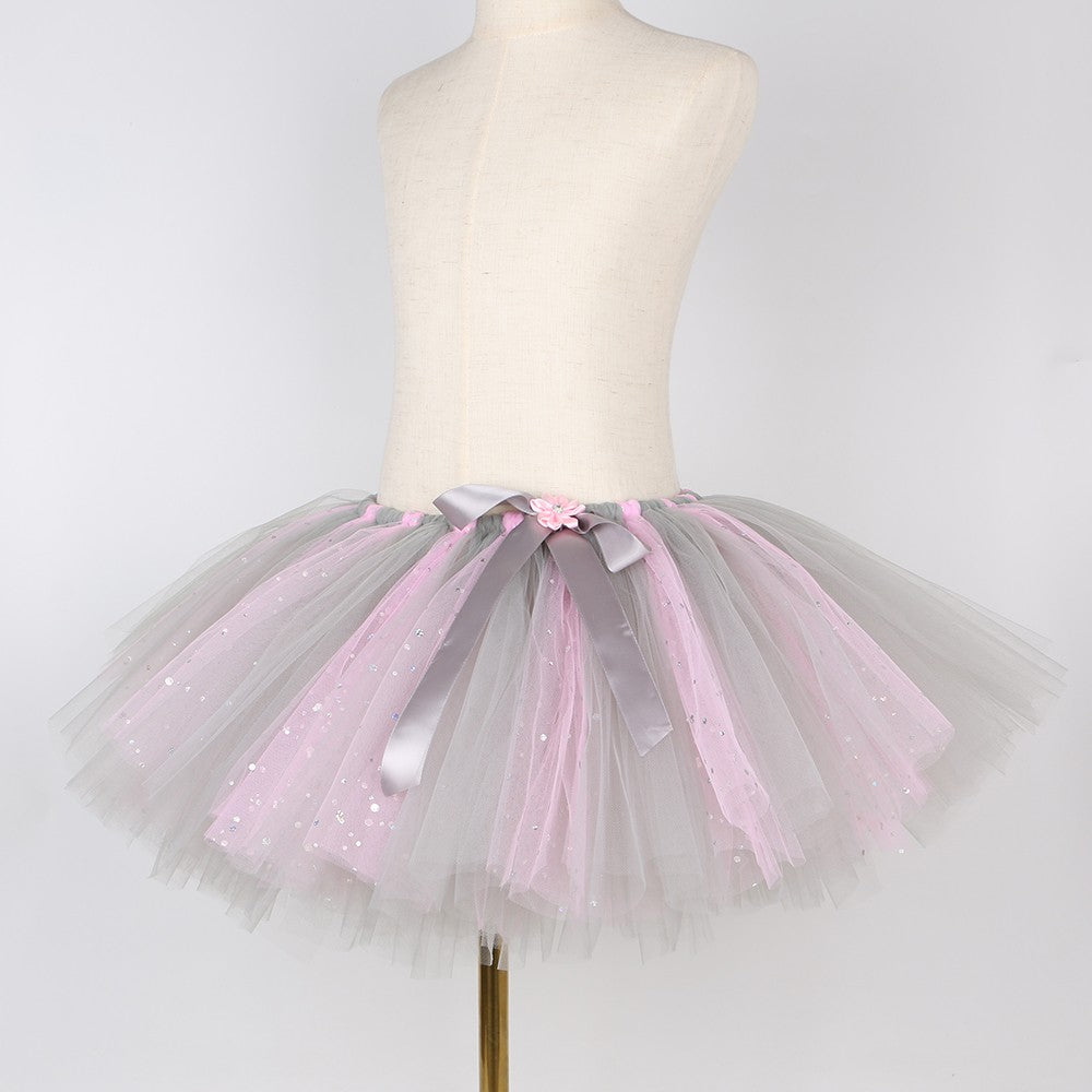Elephant Tutu Skirt for Baby Girls Carnival Party Animal Dress Up Outfit Halloween Elephant Costume for  Fluffy Tulle Skirts