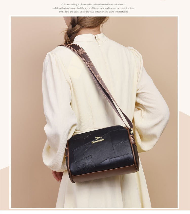 Luxury Kangaroo New Genuine High Quality Soft Leather Women Purses Cofrossbody Bag Designer Brand Ladies Shoulder Crossbody Bags