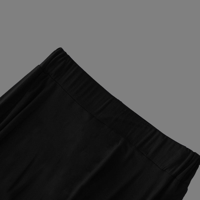 Plus Size High-waisted Skirt Loose-fit Wide-leg Umbrella Skirt Pleats Women's Fashion Clothing Long 80cm