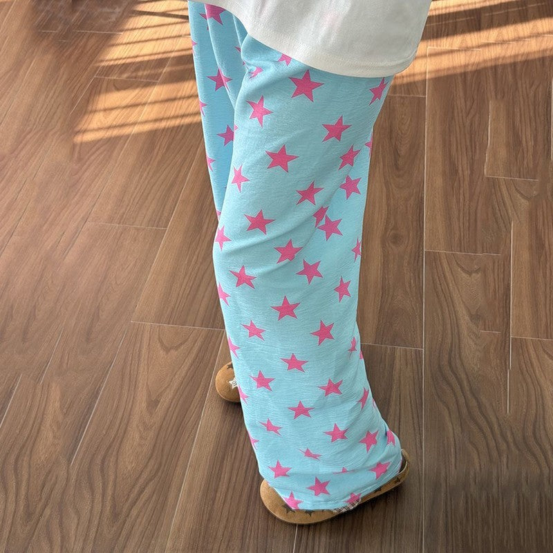 2026hot Anime JOJO STEEL BALL RUN Jonathan Joestar Cosplay Pants Costume Blue Casual Pants Summer Home Pajamas Clothes