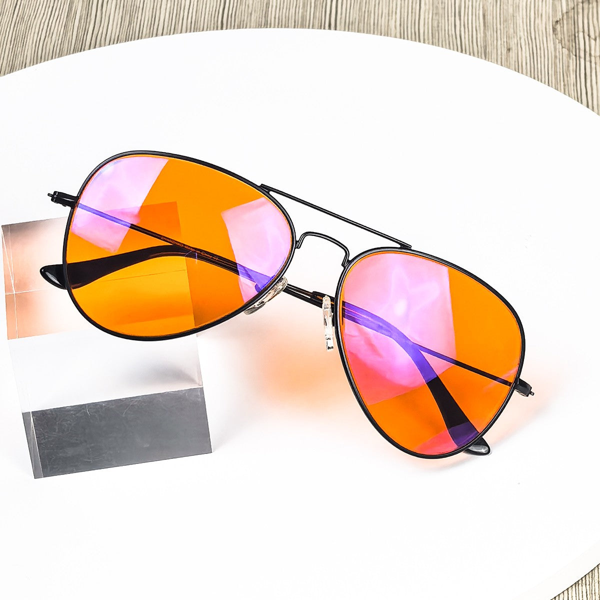 Óculos de Luz Azul SHINU Lentes Vermelhas Óculos Masculinos Melhor Sono Óculos de Lentes Laranja para Jogos Visão Noturna Lentes Amarelas 3 Tamanhos