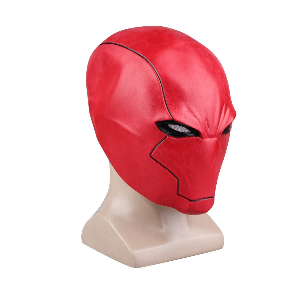 Cosplay Masks Superhero Red Hood Helmet Latex for Adult Man Face Masks Halloween Party Masquerade Carnival Costume Prop