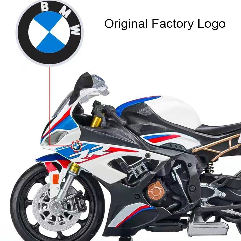 Escala 1:12 BMW S1000RR Honda CBR1000RR Liga Fundido Miniatura Motocicleta Carro Modelo Brinquedos Rodas Direcionáveis Veículos para Meninos Presentes