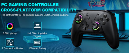 BEBONCOOL Wireless Controller for Switch 2 with Joystick Double Vibration Compatible for Switch OLED/Lite Switch Remote Gamepad