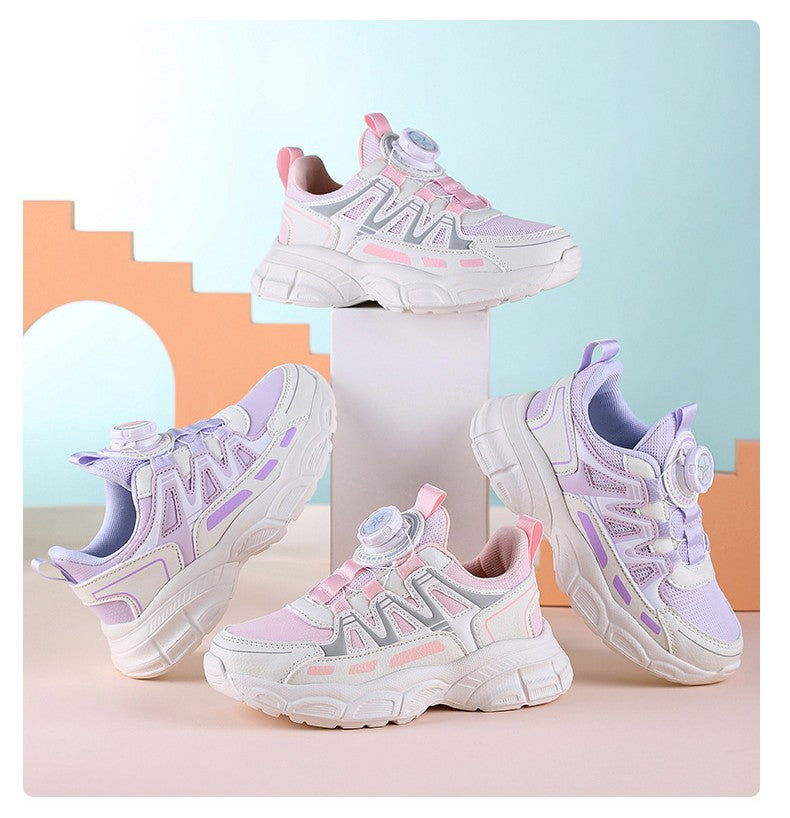 Hot Sell Children Shoes Size 28-39 Boys Fashion Sneakers Girls Sport Running Shoes Kids Breathable Casual Trainers Outdoor Shoes