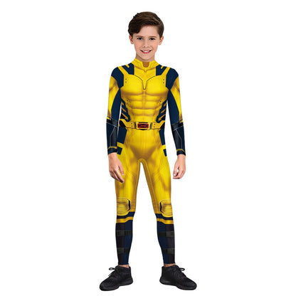 super-héros hommes film Deadpool Wolverine Cosplay Costumes Hallloween combinaison Performance fête Zentai body
