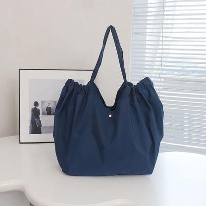 Fashion Foldable Shopping Bag Environmental Protection Large Capacity Supermarket Shopping Portable Folding Bag Out Handbag