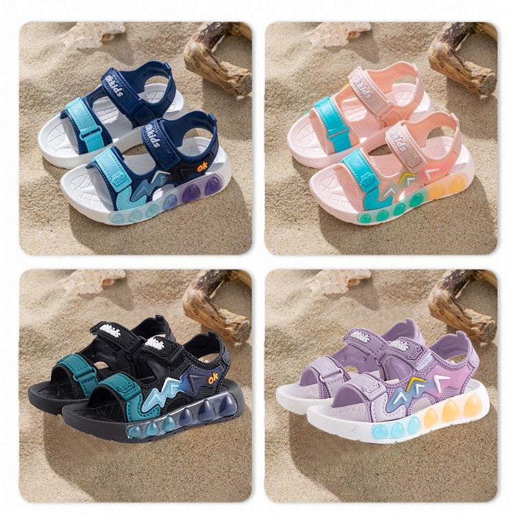 New Summer Children's Soft Soled Sandals Anti Slip Breathable For Boys And Girls Water Wading Baby Beach Sandals