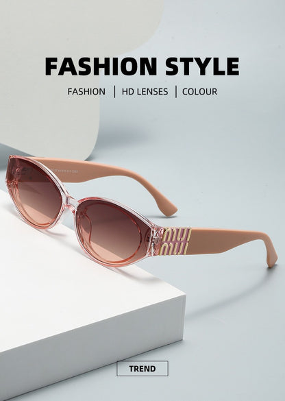 MUI MUI Glasses Stylish Fashion Designer Women Men Sunglasses Cute Oval Trending Shades Unisex Glamour Eyewear UV400
