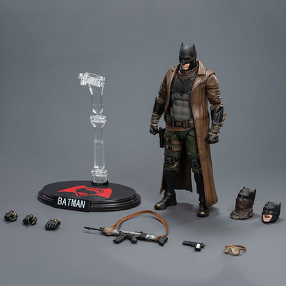 BVS batman Fondjoy Nightmare Desert Batman 19cm Action Figure DC Movie Characters Collectible Model PVC Model Boys Birthday Gift