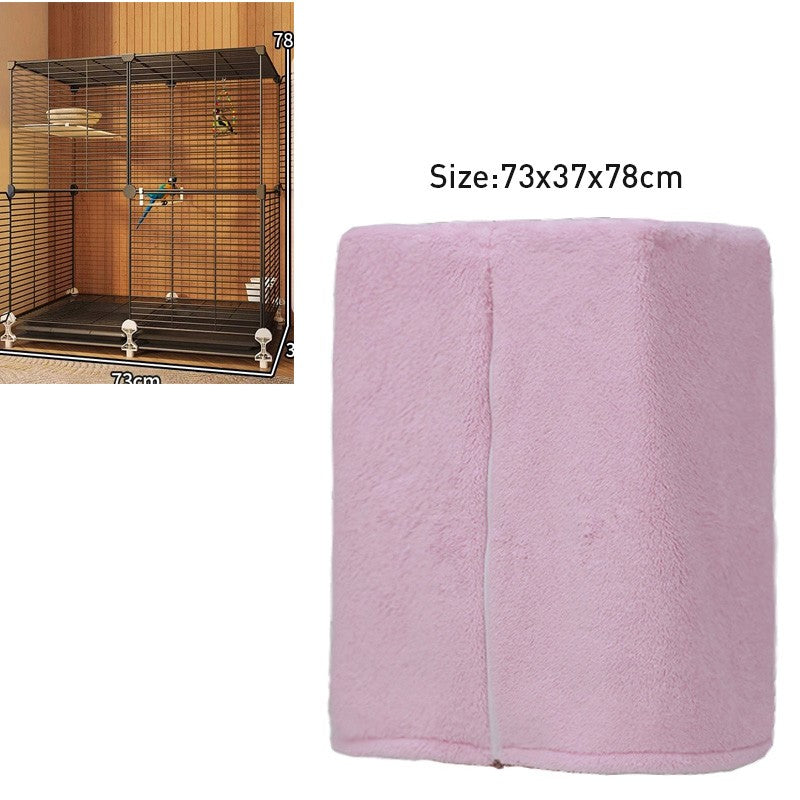 Capa Para Gaiola De Pássaros De Inverno Quente Respirável À Prova De Respingo Grande Capa Para Gaiola De Pássaros Sombra Protetora Para Gaiola De Papagaio Produtos Para Pássaros