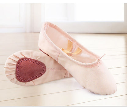 Girls Soft Bottom Non Slip Ballet Dance Shoes with Elastic Straps Perfect for Kids Yoga Dance Classes and Fitness Activities