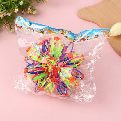 1 Pcs Outdoor Magical Colorful Telescopic Ball for Children Birthday Baby Shower Party Celebration Kindergarten Gift Reward