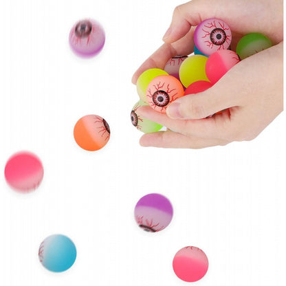 10 Pieces Halloween Bouncing Balls Glow in The Dark Bouncing Eyeballs Halloween Theme Eyeballs for Halloween Favor Supplies