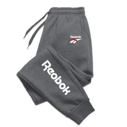 2025 Men's Leggings with Loose and Versatile Drawstring Sweatpants American Printing Pattern Sports Casual Solid Color
