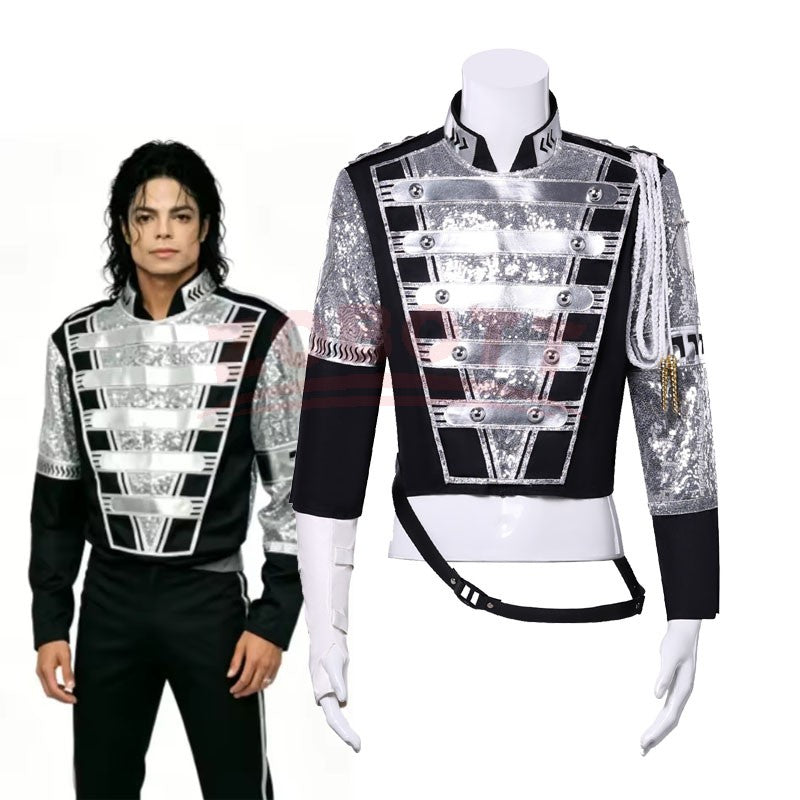 Punk Rock Michael Jackson Germany Military Cool Gaorgeous Teaser Jacket Outerwear for Collection costume