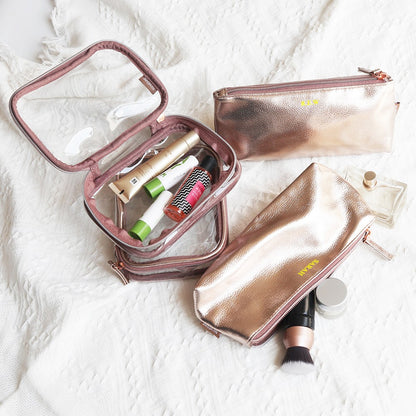 Fashion Luxury Leather Coin Purse Custom Name Woman Man Business Zipper Card Wallet Engrave Initials Card Holder Wedding Gift