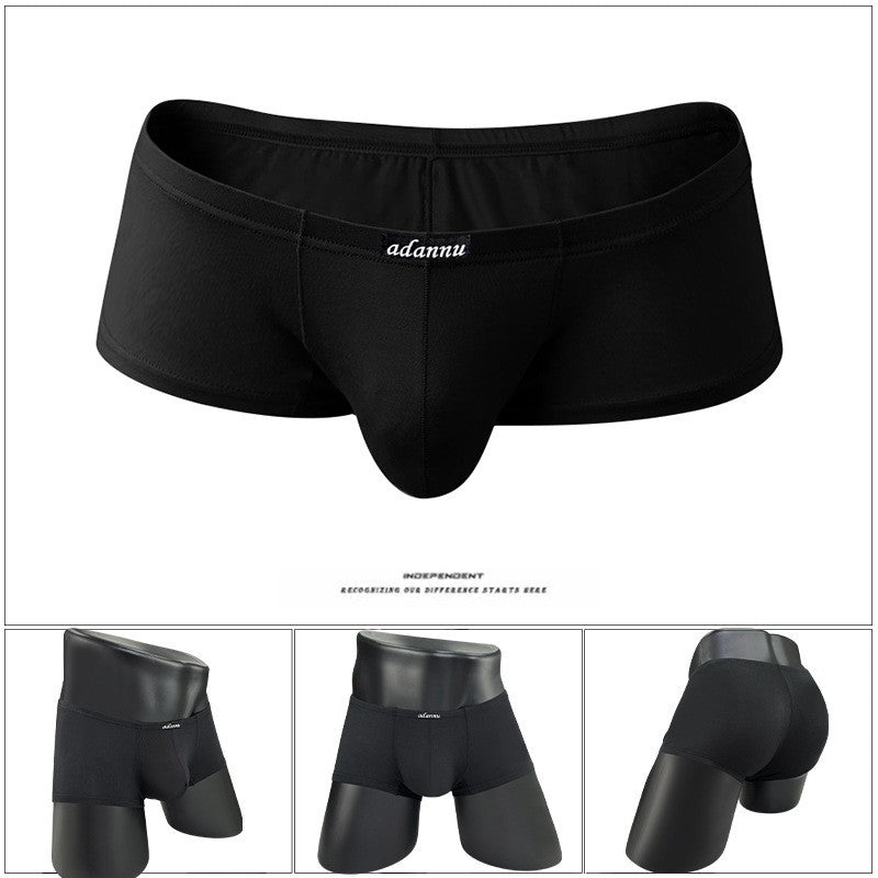 Simple, solid color, new thin Modal boxers, low waist and light boxers AD741