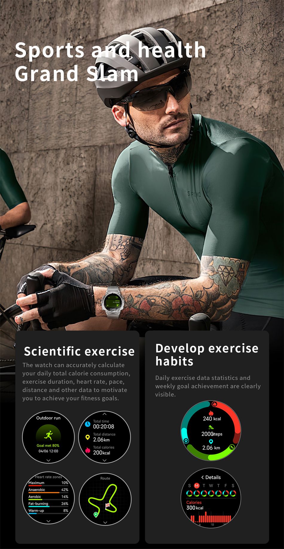 2025 NEW Dual-band GPS Outdoor Swim Sport Smart Watch Men Compass 730mAh Large Battery 10ATM Professional Waterproof Smart Watch