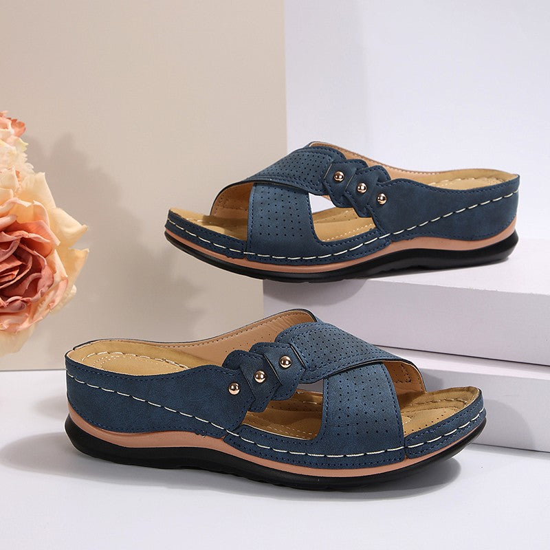 Shoes Sandals Women Summer Open Toe Sandals Woman Casual Women's Sandals Plus Size Ladies Shoes Slip On Female Footwear Slipper