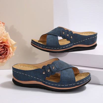 Shoes Sandals Women Summer Open Toe Sandals Woman Casual Women's Sandals Plus Size Ladies Shoes Slip On Female Footwear Slipper