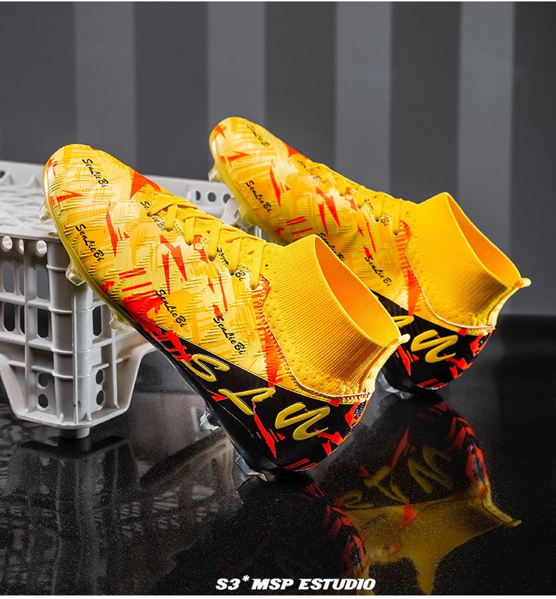 Men's Soccer Shoes Cleats Non-Slip FG Football Boots Men High-quality Match Training Sneakers Futsal Indoor Soccer Boots Boys