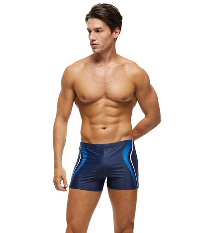 2025 Summer Datifer Man Swim Trunks Hot Breathable Adjustable Elasti Beach Swimsuits Boxer Briefs Bañador Hombres Short