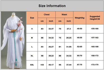 Xie Lian Cosplay Costume Tian Guan Ci Fu Cosplay Xielian Wigs Bamboo Hat Prop Men Women Halloween Comic Full Set Anime Cosplay