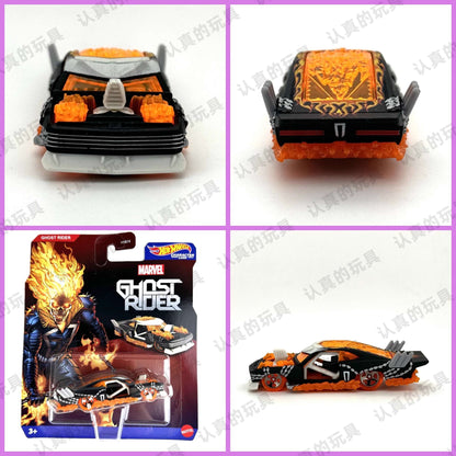 Disney Hot Wheels Carros de Personagens 2024 Mix 6U O Rei Leão Simba O Estranho Mundo de Jack Sally Capitão América Brinquedos de Miniatura