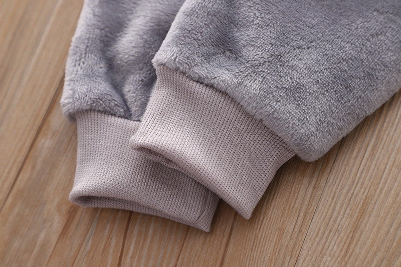 New Autumn Winter Baby Clothes Pajamas Sets Girls Pajamas Children Warm Flannel Fleece Catoon Bear Kids Sleepwear Home Suit 0-6Y