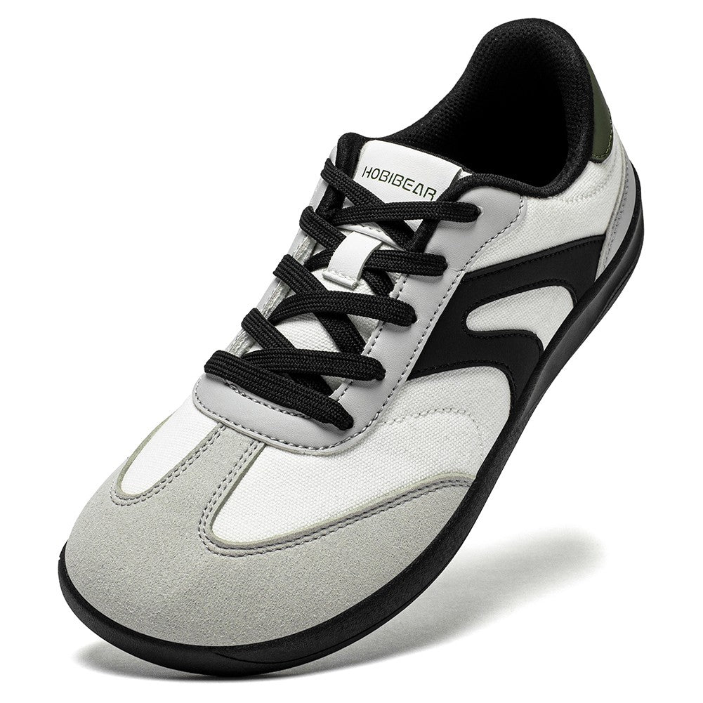 Tênis Unissex HOBIBEAR Barefoot Feminino Masculino Bico Largo Minimalista Zero Drop Antiderrapante Cadarço Casual