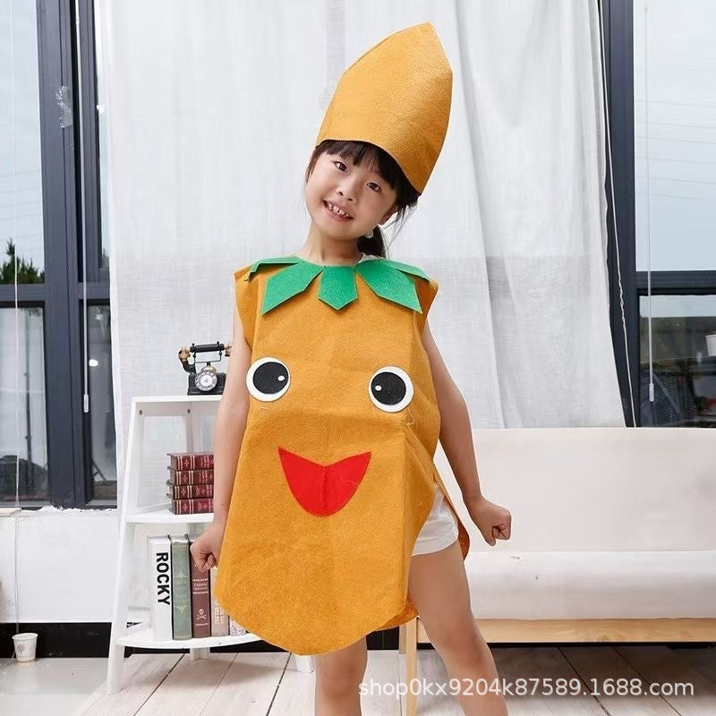 Fruit Fruit Vegetable Cosplay Costume Portable Cosplay Dance Performance Costumes 90-140CM Performances Cos Clothing