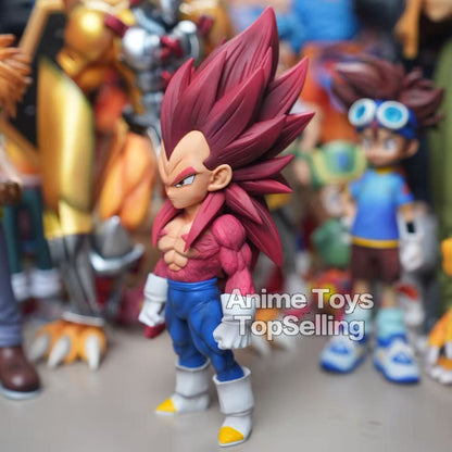 Anime Dragon Ball DAIMA Figure Super Saiyan 4 Goku Vegeta Action Figure Pvc Collectible Statue Model Toy Gifts15.5-16.5cm