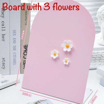 Creative Large Capacity Desktop Message Board Vertical Curved Storage Board Note Board Office Home Desktop Ornament