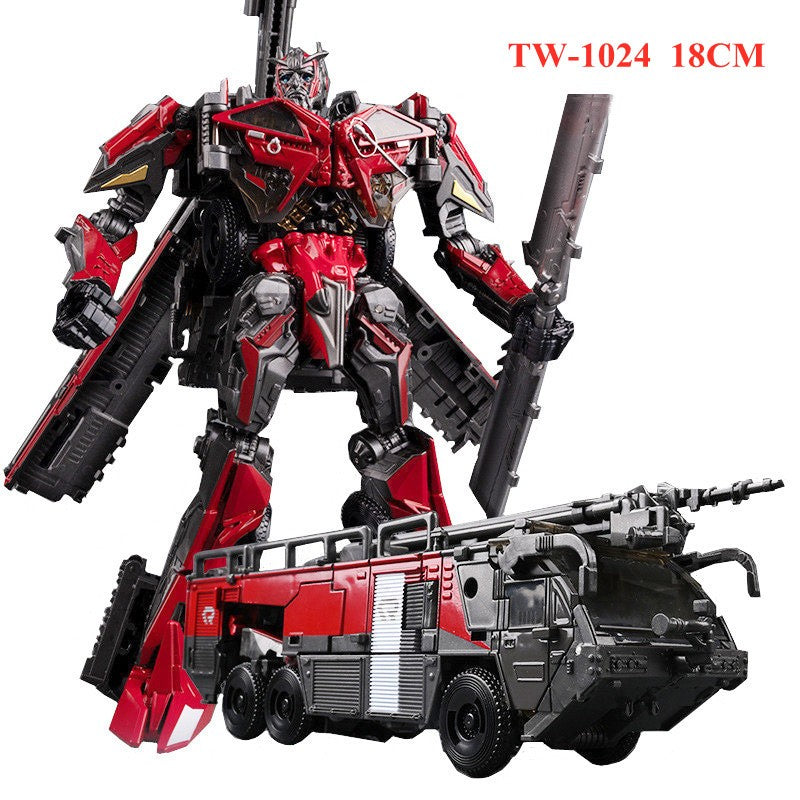 EM ESTOQUE NOVO BAIWEI 18CM Brinquedos de Transformação TW-1024 KO SS Filme Robô Pintado Anime Action Figure Modelo de Carro Presente para Crianças TW-1032