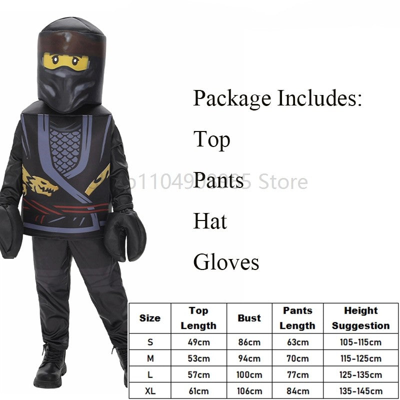 Anime Game Ninja Costumes for Boys and Girls Sets Halloween Children's Cosplay Performance Costumes Sutit