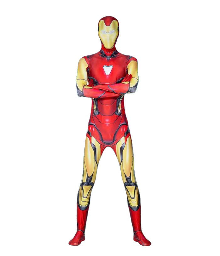 Kids Adult Iron Cosplay Costume Bodysuit Jumpsuit The Avengers Superhero Outfits Halloween Carnival Party Cosplay Costumes