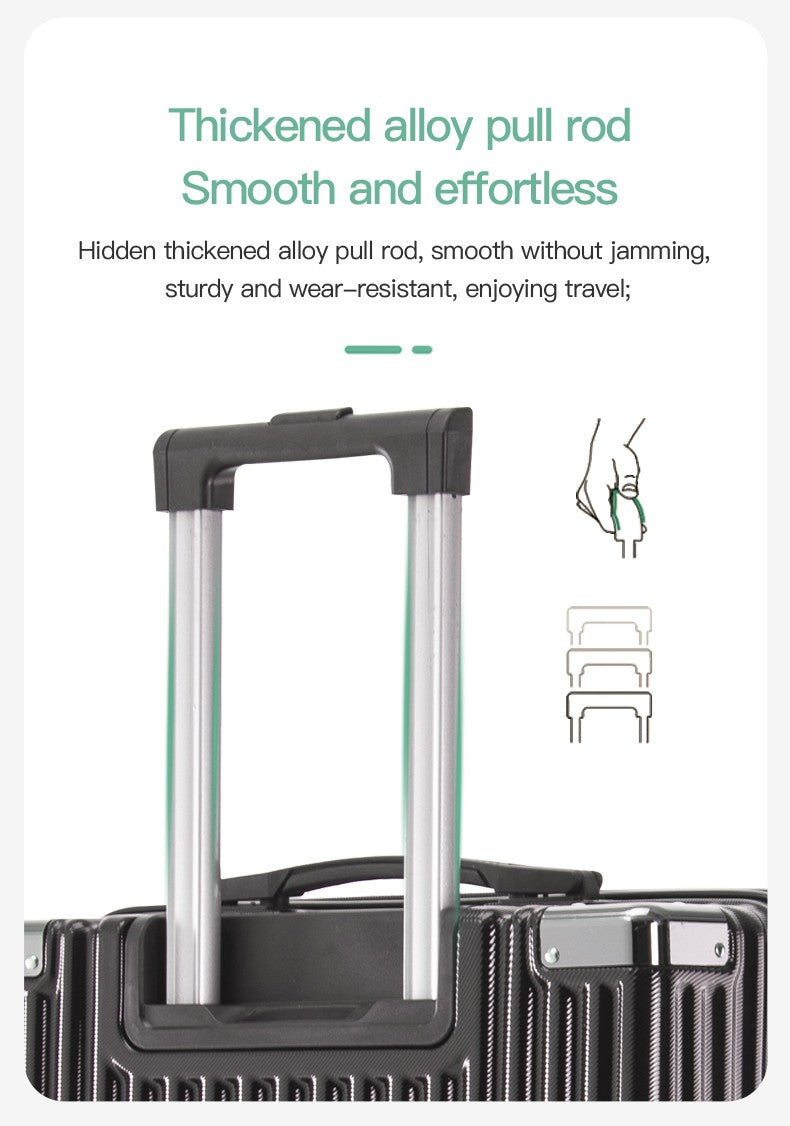 Modern Carry on Trolley CaseCustom Large 20/22/24/26/28 Inch PC ABS Luggage with Combination Lock Wholesale Prices Suitcase