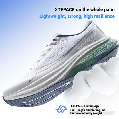 Xtep 2000km Plus Running Shoes 2025 New Spring Lightweight Anti-slip Wear-Resistant Men's Training Jogging Sneakers 875319110001