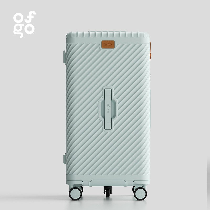 Ofgo Suitcase 20-30 Inches | Cup Holder/Waterproof Pc Suitcase Large Capacity Spinner Suitcase Tsa Travel Trolley Case With Lock