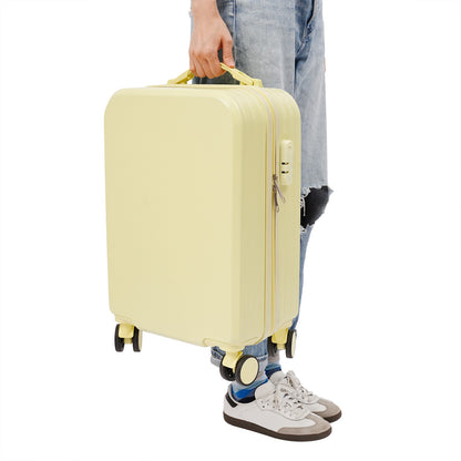 Mala de Viagem de Mão de Negócios de 20 Polegadas - Mala Giratória de ABS e PVC Durável com Cadeado de 3 Dígitos, 4 Rodas de Giro Silencioso 360°