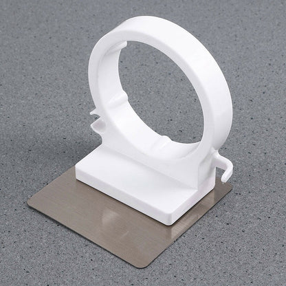 Suporte de Secador de Cabelo Organizador Soprador Adesivo Montado na Parede Sem Pregos Sem Furos Aço Inoxidável Espiral Suporte Armazenamento Para Banheiro