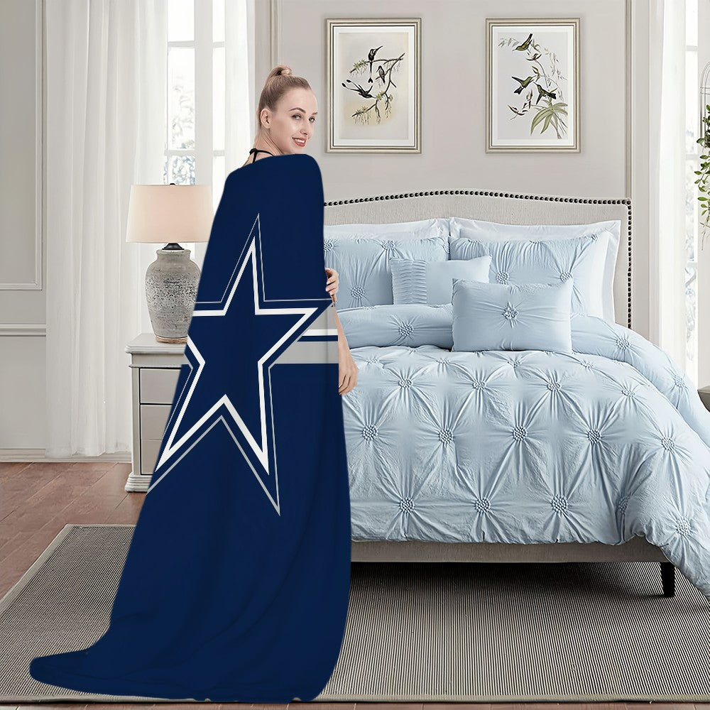 Dallas Cowboys Rugby Blanket Blanket for Couch Sofa Travel Home Hiking Picni Bed Beding Flannel Blanket birthday gift