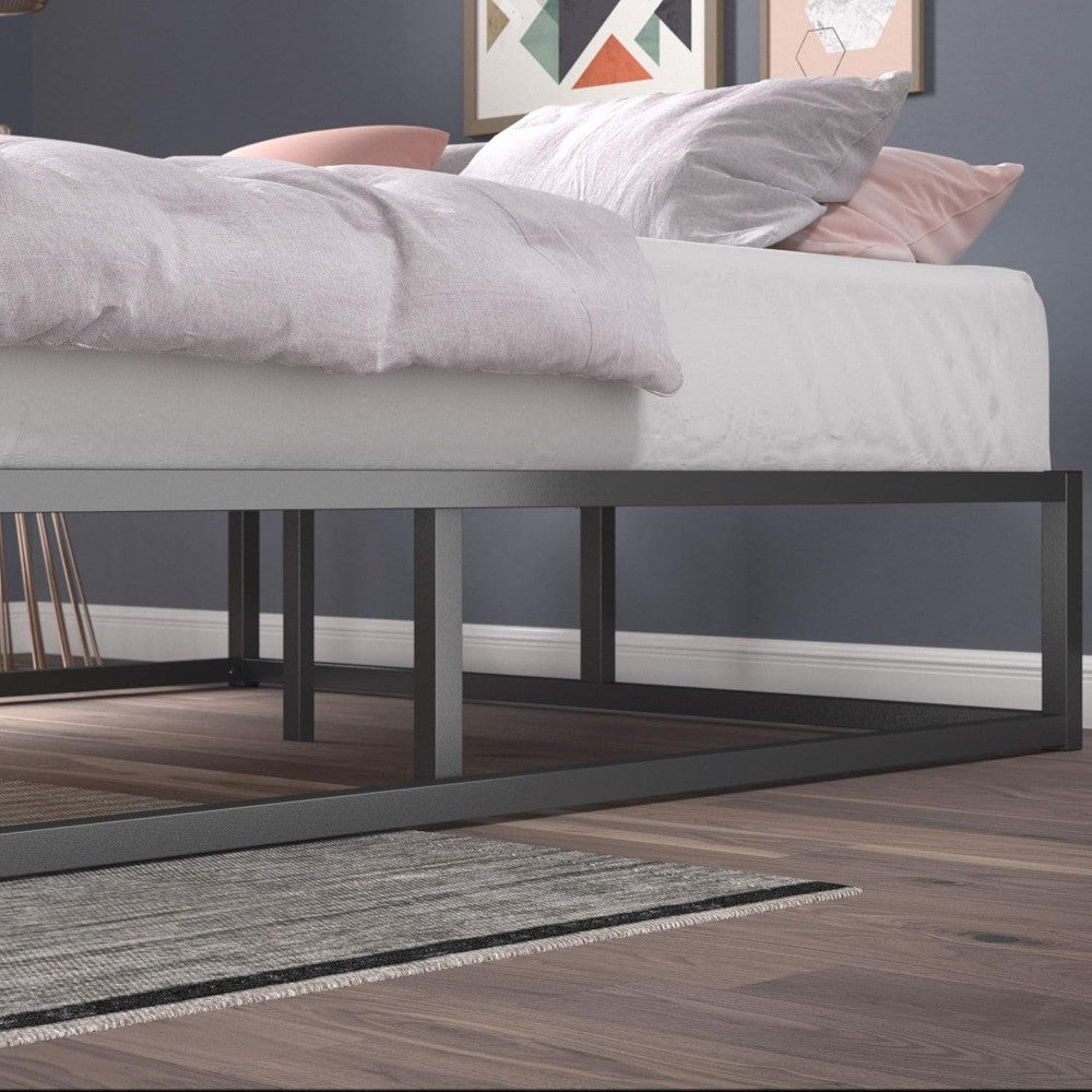 Zinus Joseph 10 Inch Metal Bed Frame with Mattress Support, No Box Spring Needed, Sturdy Steel Construction