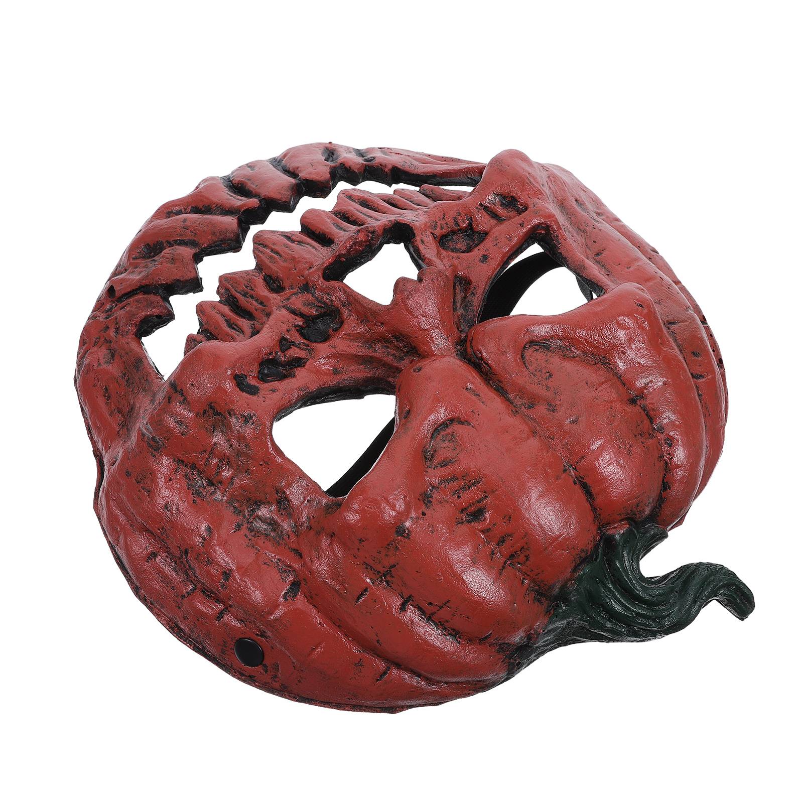 Halloween Pumpkin Mask for Face Realistic Costume Party Mask Scary Horror Pumpkin Dress-Up Face Masquerade Cover for Carnival