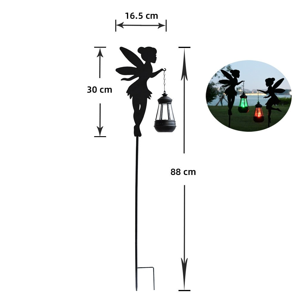 Solar Lights Outdoor Solar Watering Can Light Solar Garden Lights Waterproof Metal Hanging Lantern Fairy Garden Decor Outside