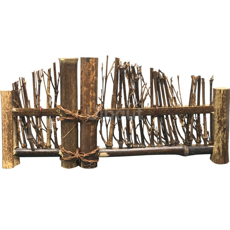 Vintage bamboo sushi dish bamboo fence Japanese Korean fence plate Cuisine Sushi Boats Bamboo Creative Exquisite Sushi Tools