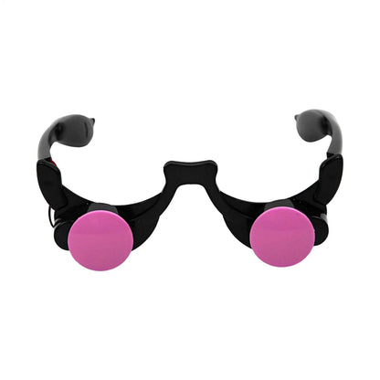 Light Up LED Eyewearing Halloween Glow Glasses Scary Red Glowing Eyes LED Glasses Festive Halloween LED Glowing Eyeglasses