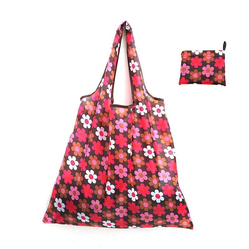 Reusable Shopping Large Bag Foldable Eco Tote With Pouch For Grocery Gym Office Supplies Beach Gear School Toys Storage Bags