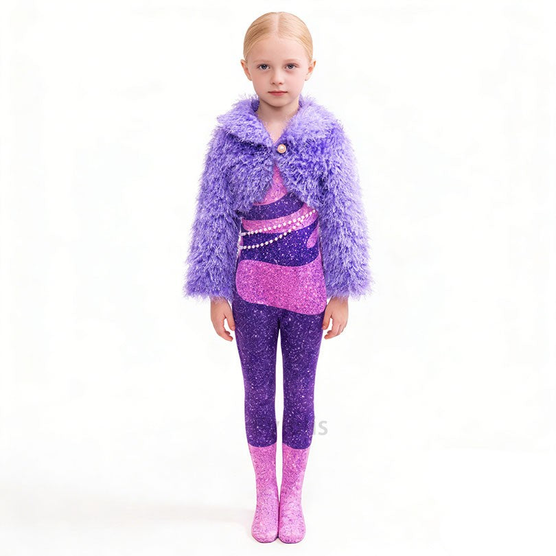 Gazelle Cosplay Costume Jumpsuit Carnival Party Singer Stage Performance Outfits Halloween Anime Zootopia Dress Up Clothes Set